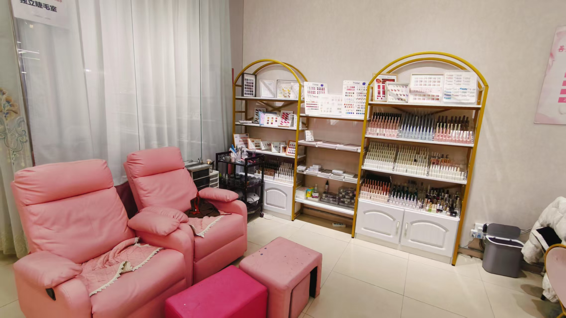 车城万达 美甲美睫出兑 顾客稳定 因店主过敏经营不了